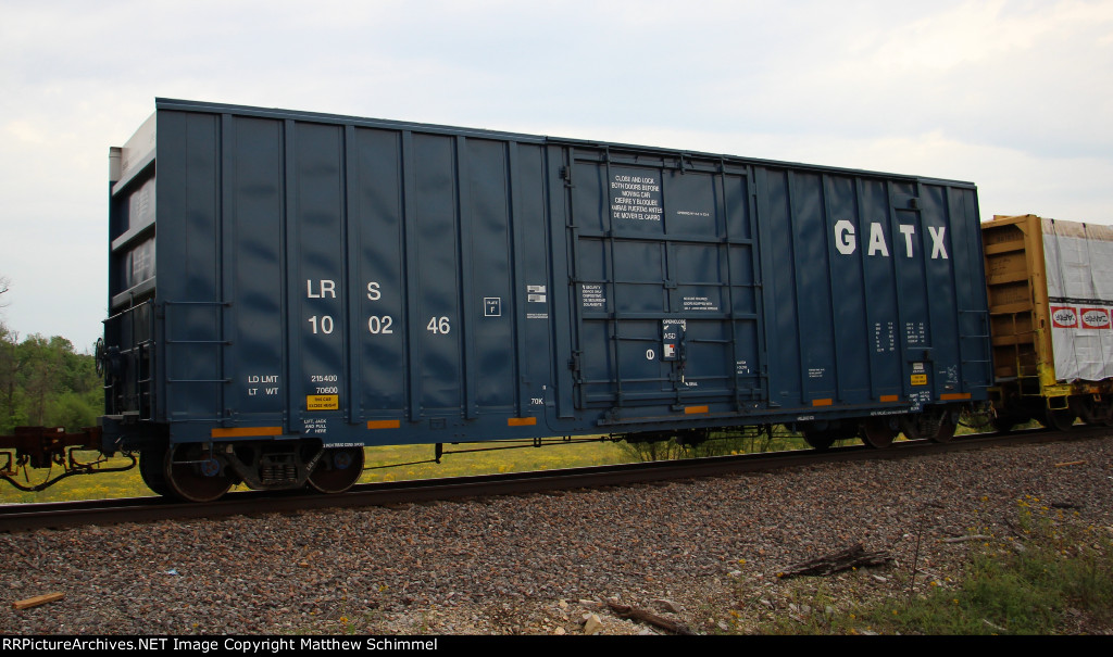 Blue GATX Box Car